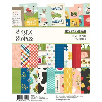 Simple Stories Homegrown Designpapier - Paper Pad
